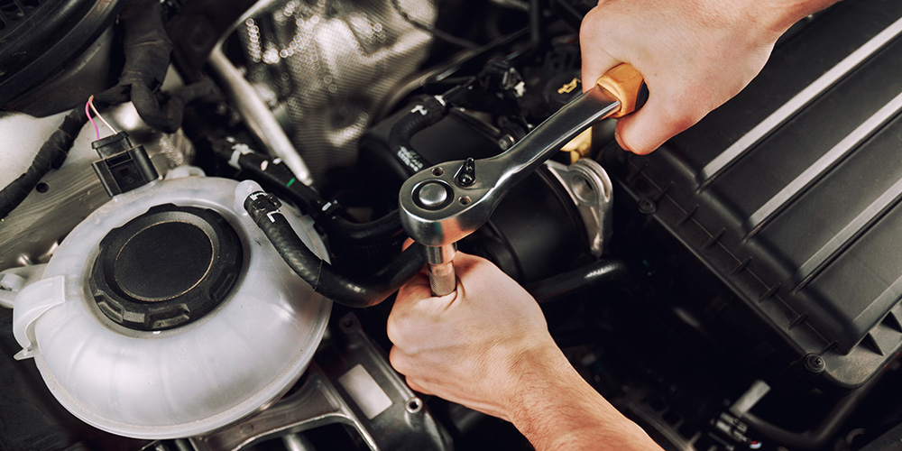 Servicing Vehicle